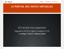 Tablet Screenshot of domilo.com